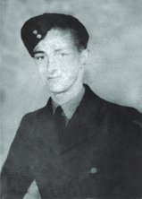 Sgt Ronald Houseman, aged 20, who died on his first mission on the night of 4th/5th July 1944