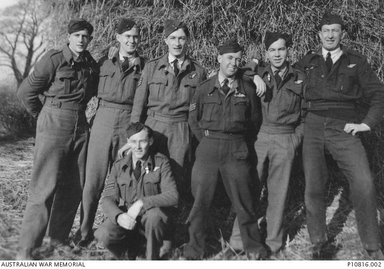 Don Irving and his crew, from the Australian War Memorial
