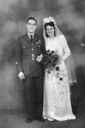 Mum & Dad on their wedding day, February 1947