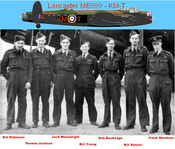 lancaster bomber crew names
