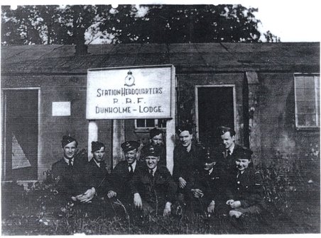 A wartime image of the RAF Dunholme Lodge Station HQ. This was not in the Lodge itself as commonly believed, as this was retained by the owners.