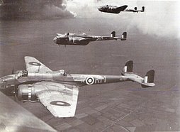 Hampdens of 44 Squadron (courtesy of the RAF Waddington Heritage Centre)