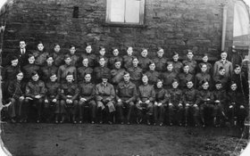 The real Dad's Army - The Home Guard (Dad back row, 3rd from the right)