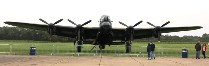 "Just Jane" - Lancaster NX611 at the Lincolnshire Aviation Heritage Centre
