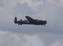 The Lancaster of the BBMF at Southend Airshow, June 2004