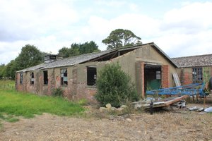One of the last remaining airfield buildings, Dunholme Lodge