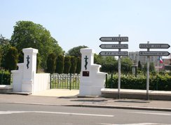 The gates of Marissel French National Cemetary in 2006